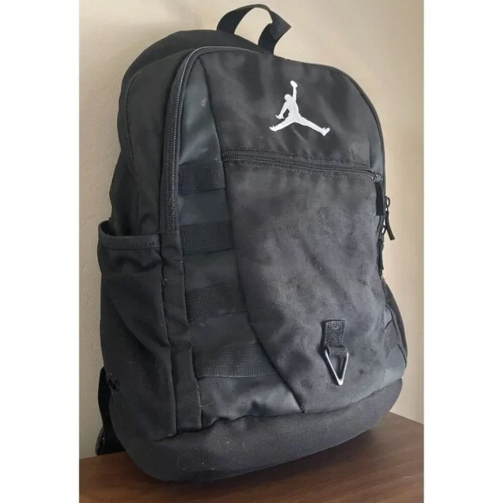 JUMPMAN Nike Jordan Air Jam Black‎ Zone Backpack (40.45L) School Rucksack Laptop
